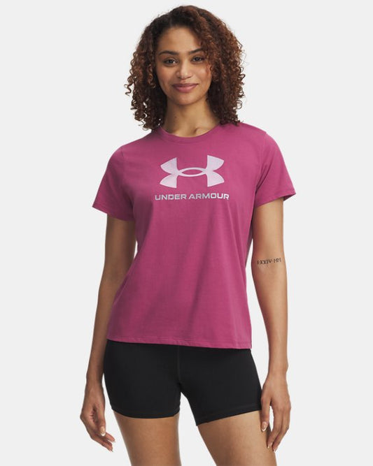 UA Rival Shimmer Women's Short Sleeve