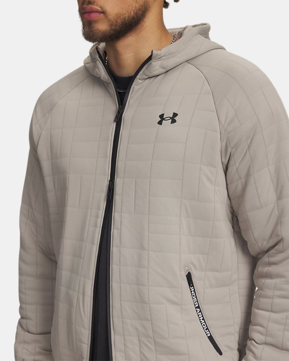 UA Unstoppable Fleece Textured Men's Full Zip