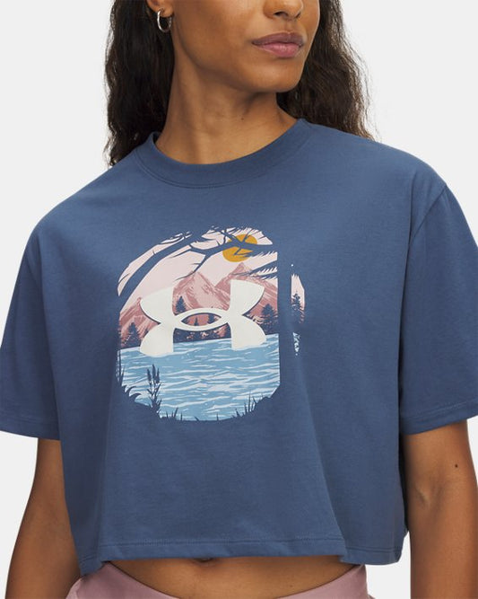 UA Outdoor Graphic Women's Crop Short Sleeve