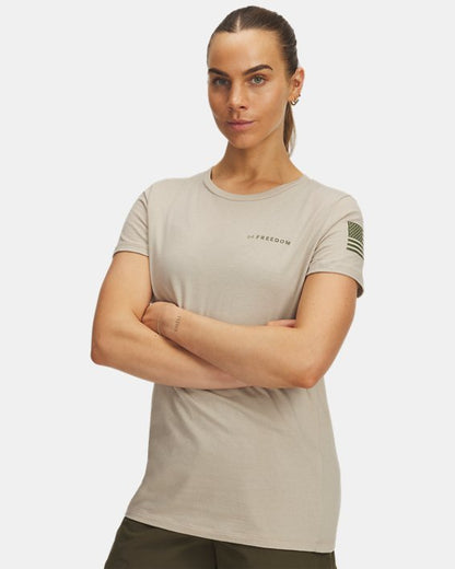 UA Freedom Banner Women's T Shirt
