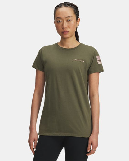 UA Freedom Banner Women's T Shirt