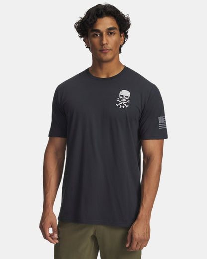 UA Freedom Military Skull Men's T Shirt