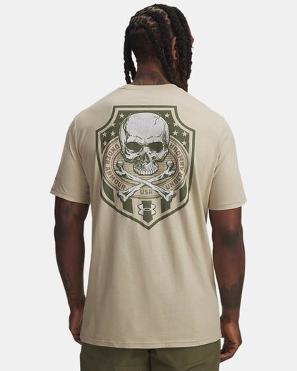 UA Freedom Military Skull Men's T Shirt