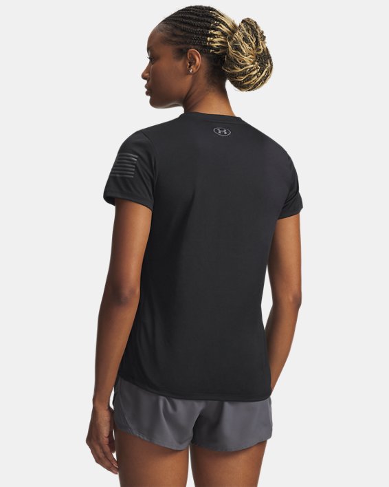 UA Freedom Tech V Neck Women's Short Sleeve