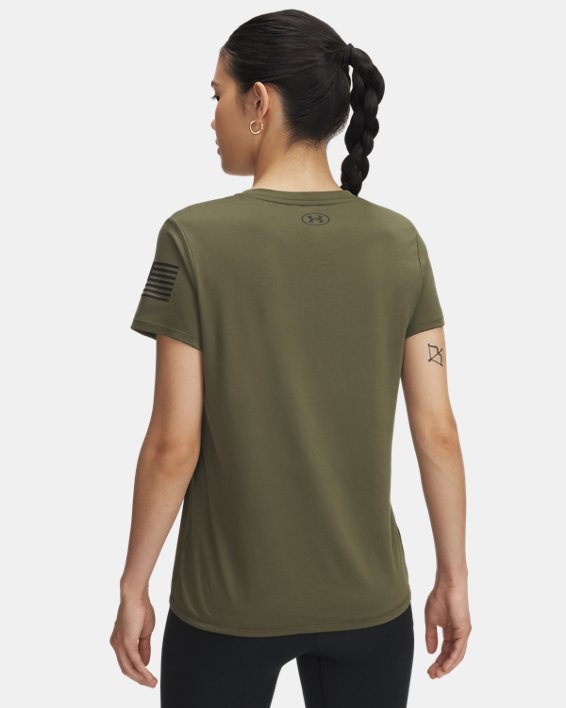 UA Freedom Tech V Neck Women's Short Sleeve