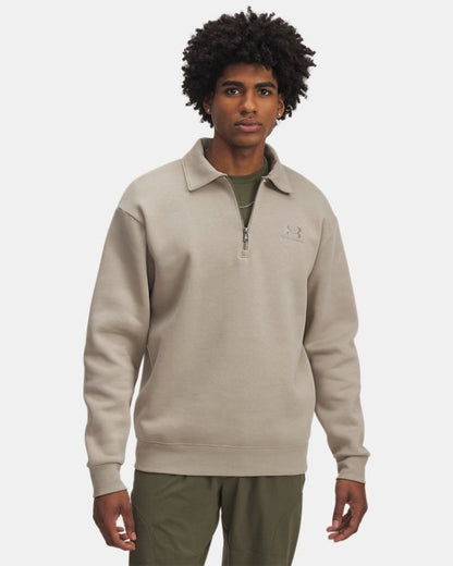 UA Icon Fleece Men's Collar Zip Top