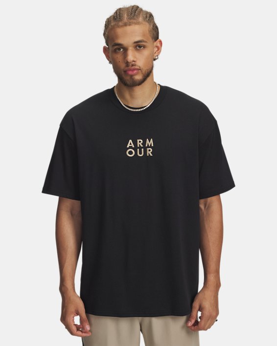 UA Armour Wordmark Heavyweight Men's Short Sleeve