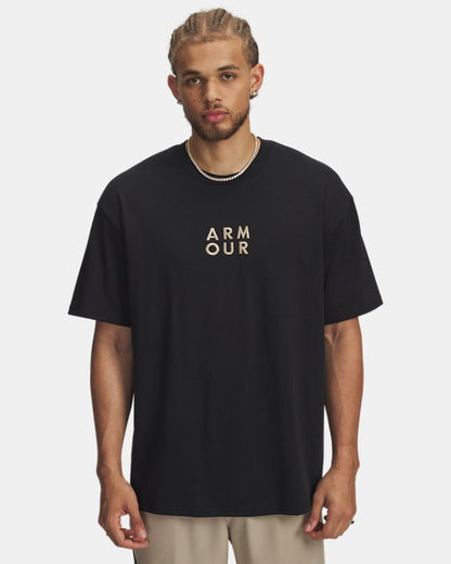 UA Armour Wordmark Heavyweight Men's Short Sleeve