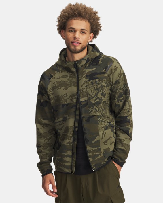 UA Unstoppable Fleece Camo Men's Full Zip