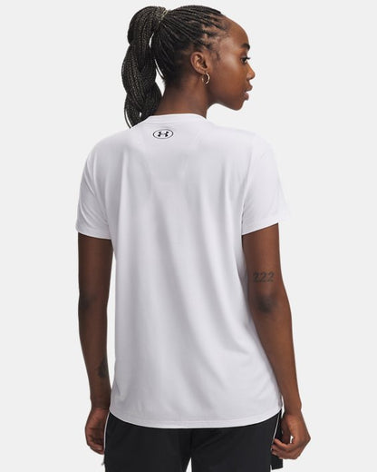 UA Tech Script Graphic Women's Short Sleeve