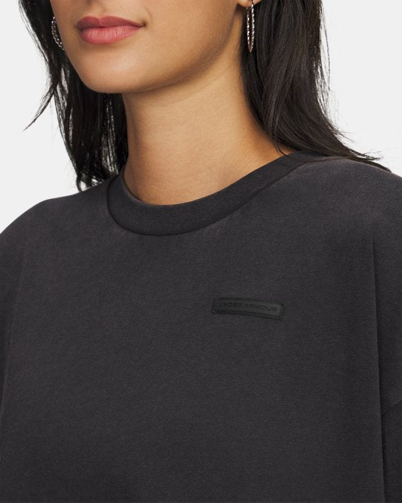 UA Boxy Wash Heavyweight Women's Short Sleeve