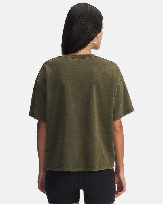 UA Boxy Wash Heavyweight Women's Short Sleeve