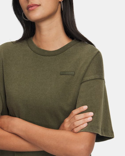 UA Boxy Wash Heavyweight Women's Short Sleeve