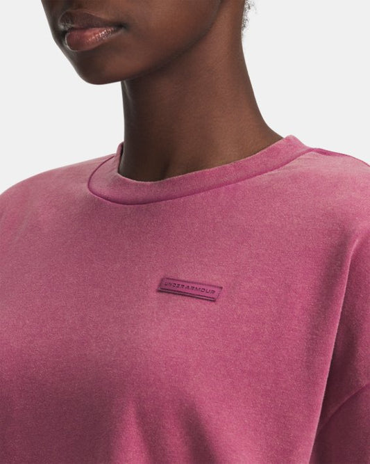 UA Boxy Wash Heavyweight Women's Short Sleeve