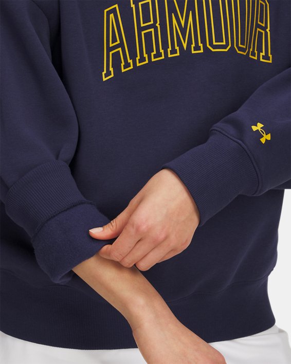 UA Rival Fleece Varsity Women's Oversized Crew