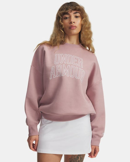 UA Rival Fleece Varsity Women's Oversized Crew