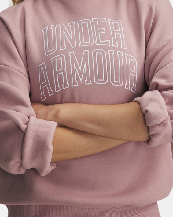 UA Rival Fleece Varsity Women's Oversized Crew