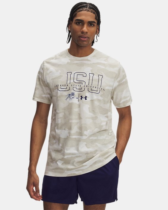 UA Performance Cotton Camo Collegiate Men's T Shirt