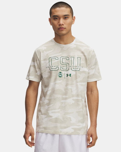 UA Performance Cotton Camo Collegiate Men's T Shirt