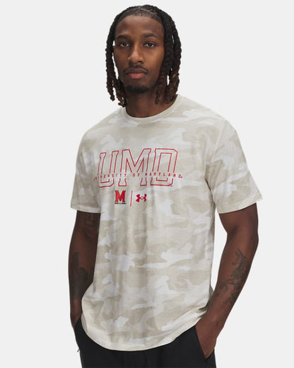 UA Performance Cotton Camo Collegiate Men's T Shirt