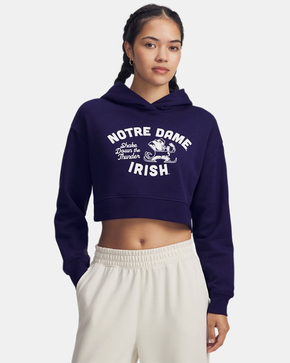 UA Rival Fleece Collegiate Women's Cropped Hoodie