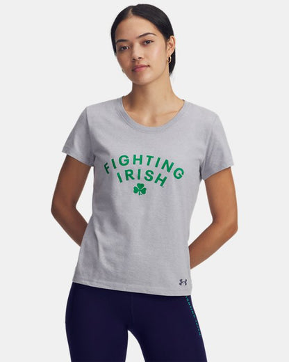 UA Performance Cotton Collegiate Women's Short Sleeve