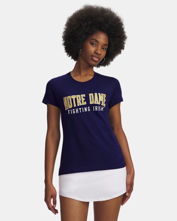 UA Performance Cotton Collegiate Women's Short Sleeve