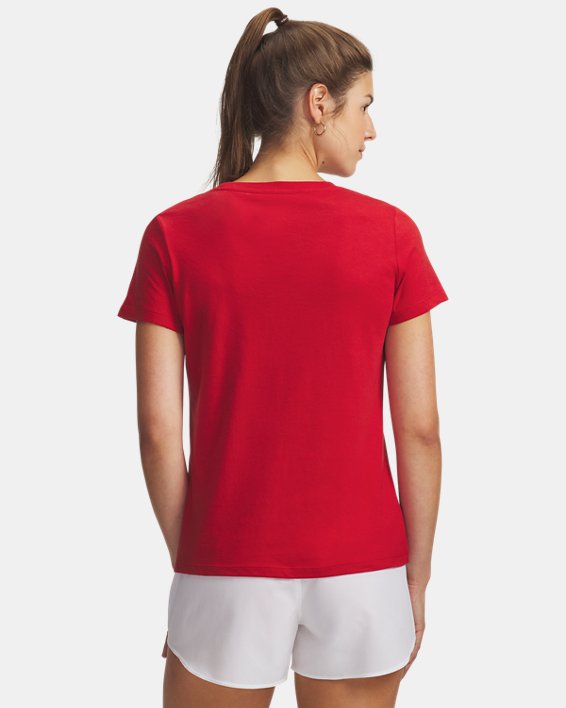 UA Performance Cotton Collegiate Women's Short Sleeve