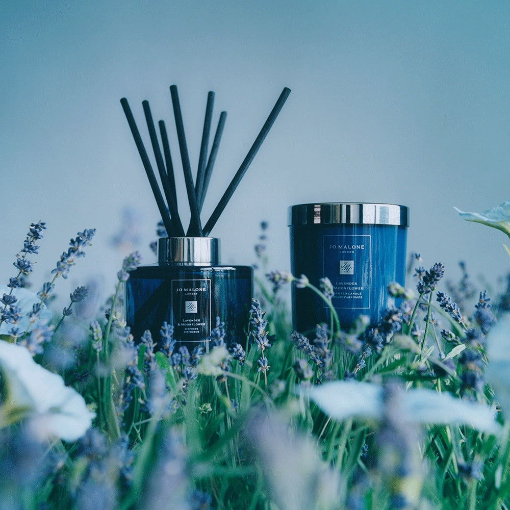 Lavender & Moonflower Scented Candle